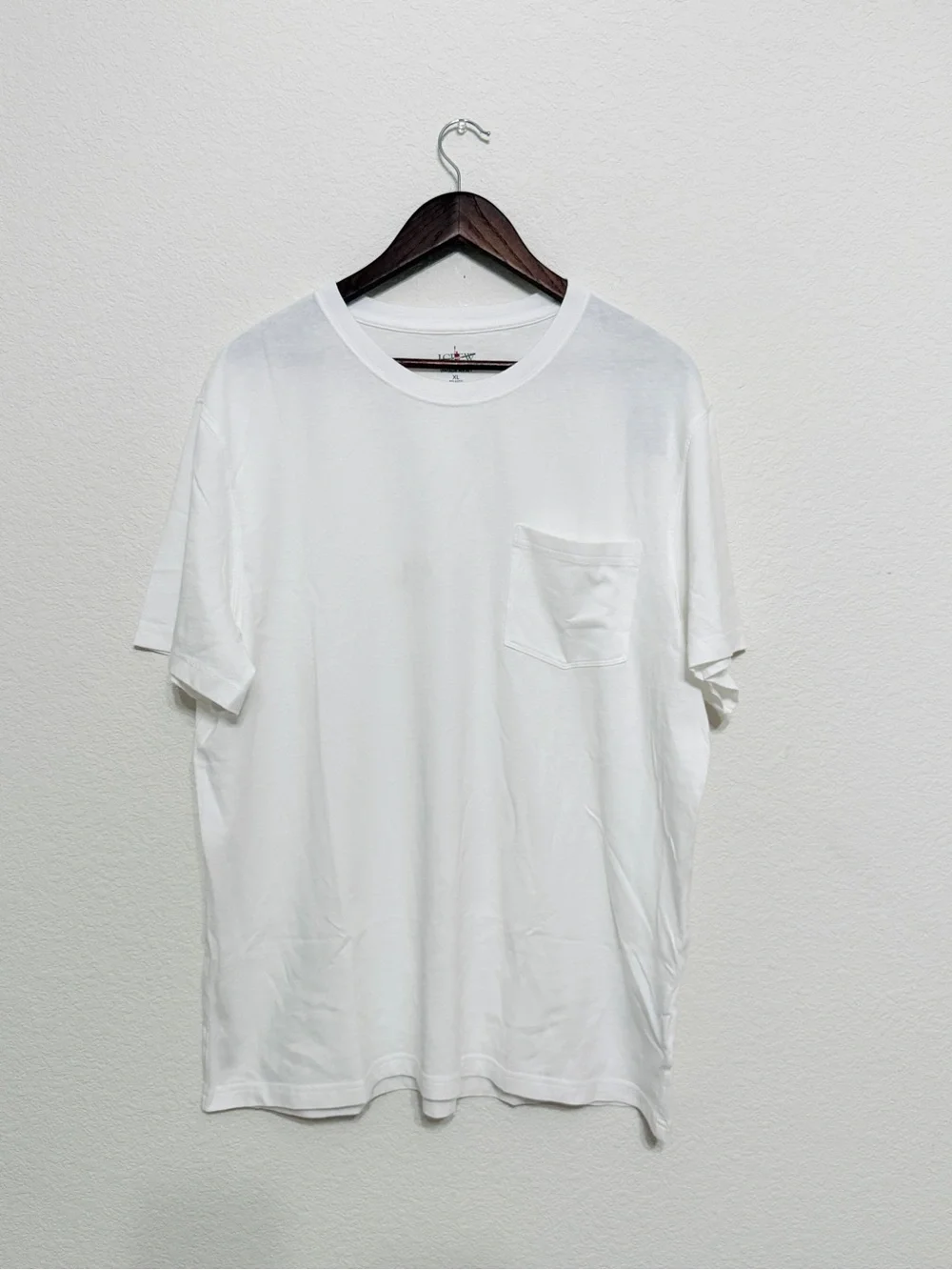 J.Crew Vintage-wash cotton pocket T-shirt size XL NWT